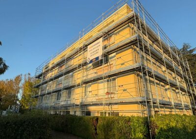 Pose d&rsquo;échafaudage de type X